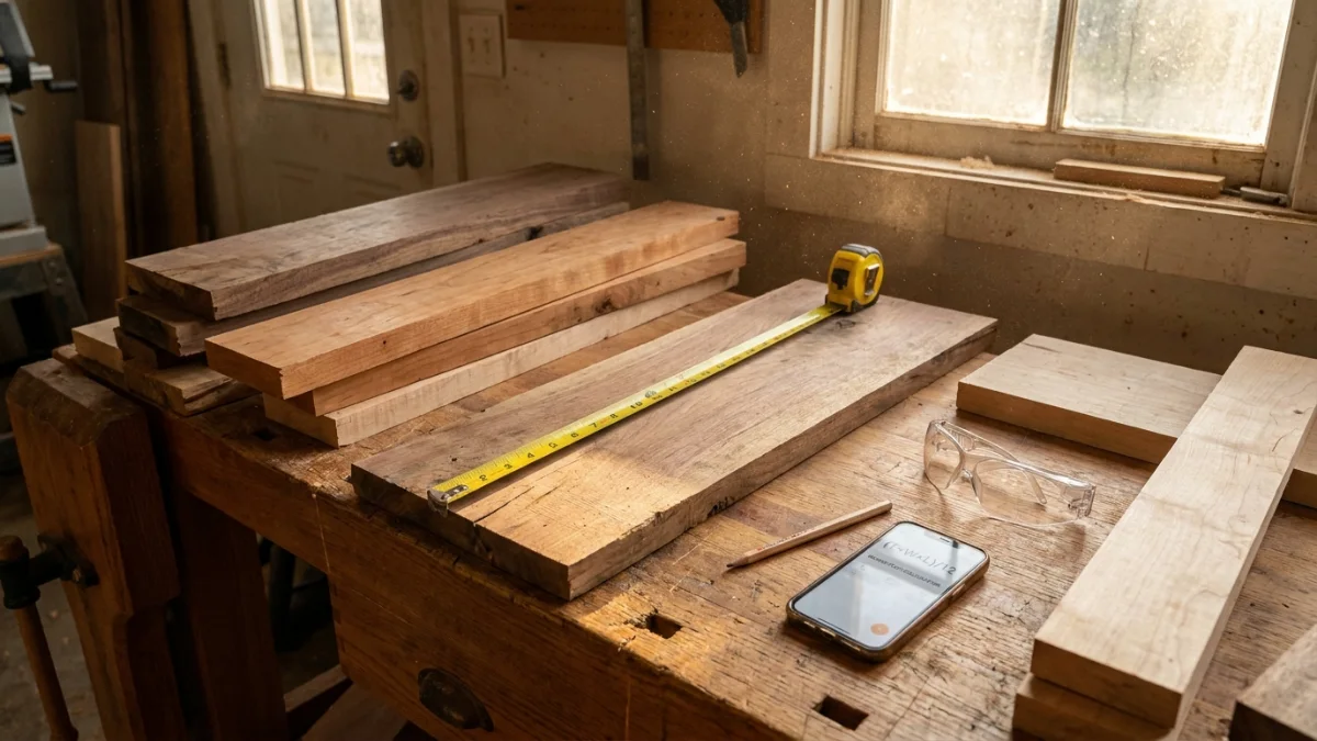 Board Foot Calculator: Lumber Formula (T×W×L)/12 Explained